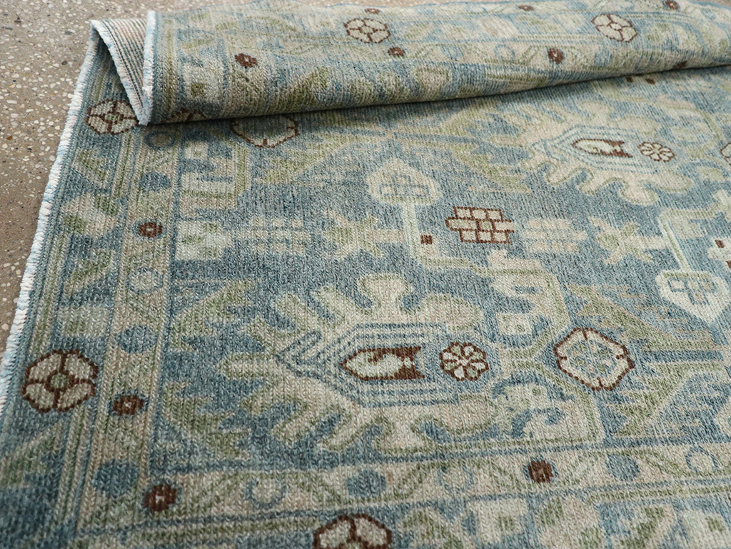 Vintage Persian Malayer Throw Rug, No.32900 - Gss