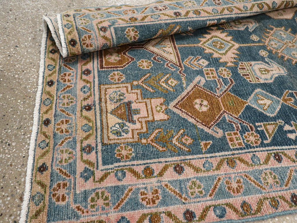 Vintage Persian Malayer Throw Rug, No.32901 - Gss