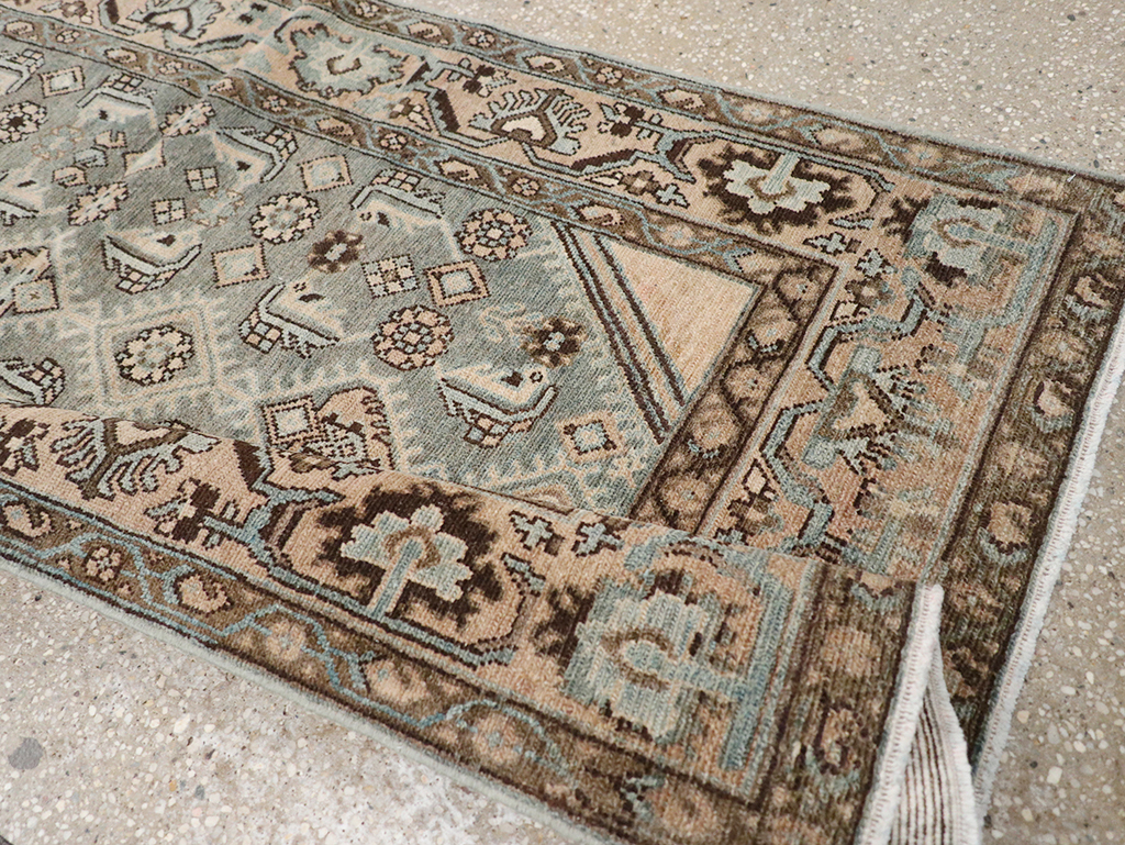Vintage Persian Malayer Throw Rug, No.32902 - Gss