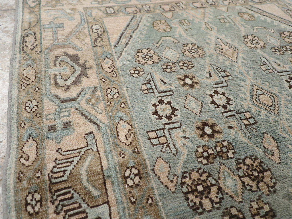 Vintage Persian Malayer Throw Rug, No.32903 - Gss