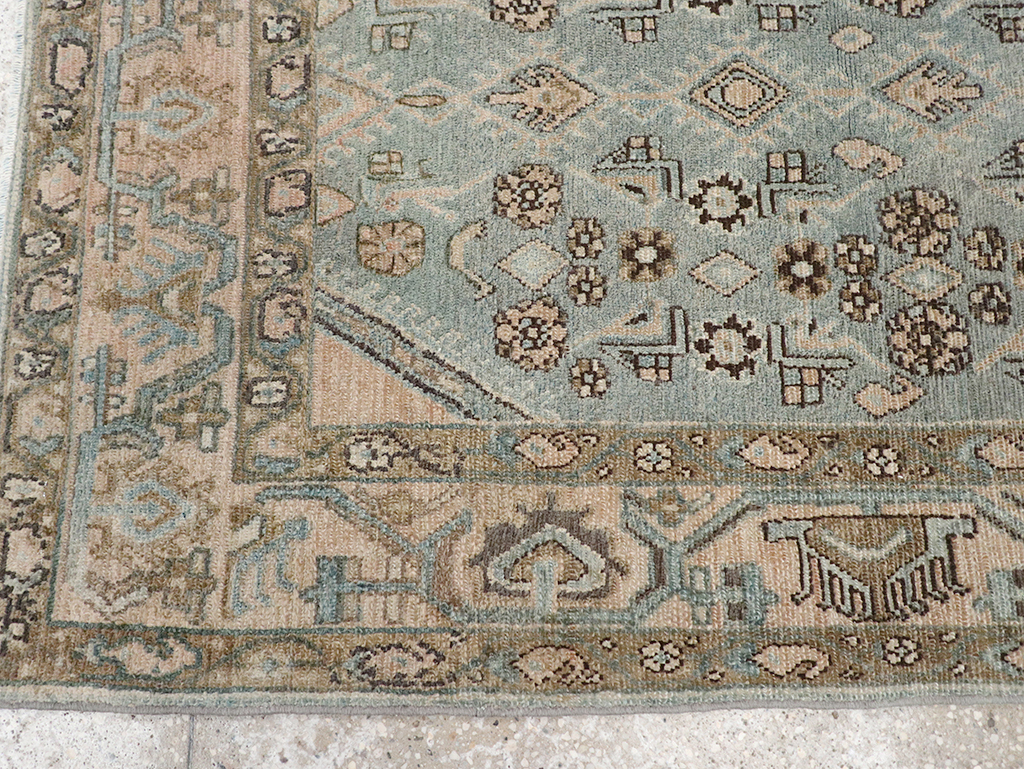 Vintage Persian Malayer Throw Rug, No.32903 - Gss