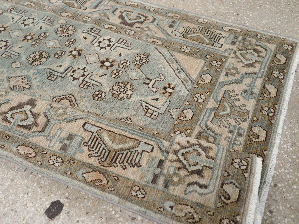 Vintage Persian Malayer Throw Rug, No.32903 - Gss