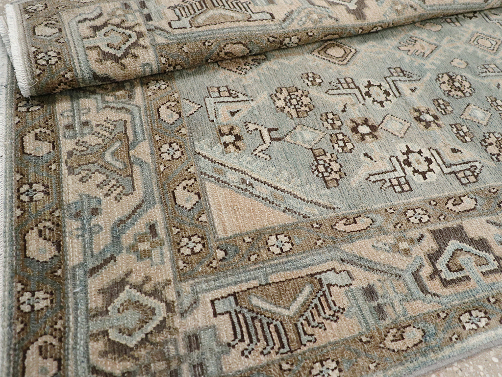 Vintage Persian Malayer Throw Rug, No.32903 - Gss