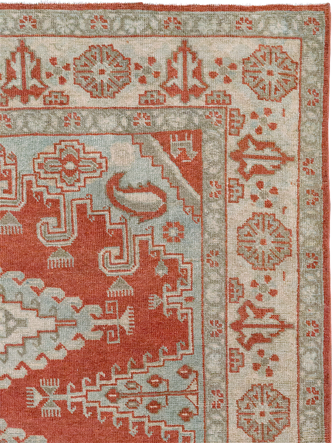 Vintage Persian Veece Accent Rug, No.32906 - Gss