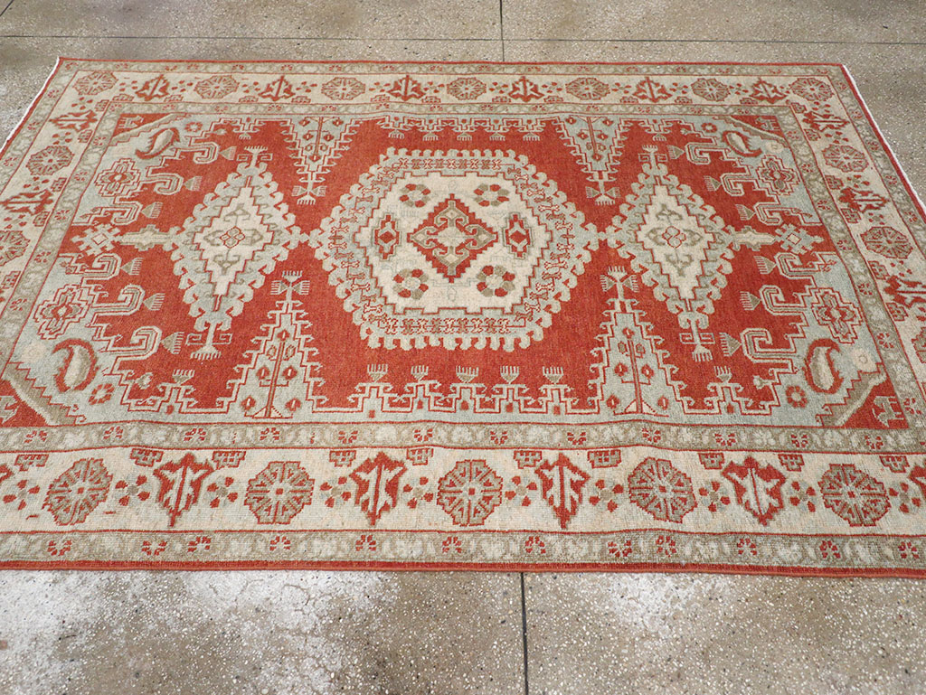 Vintage Persian Veece Accent Rug, No.32906 - Gss