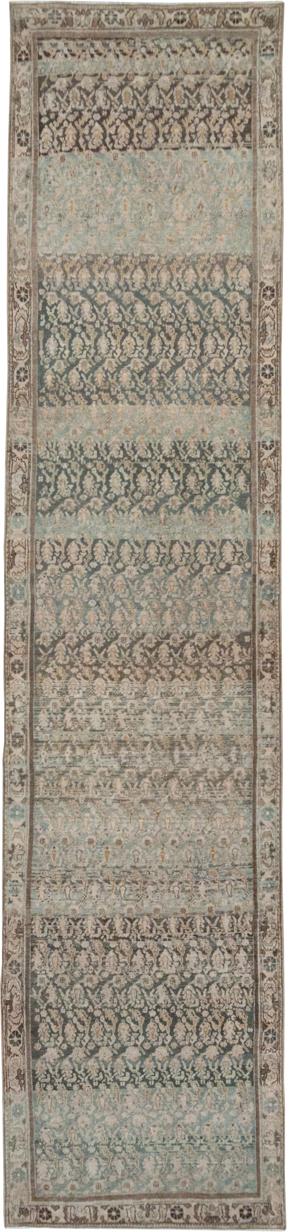 Antique Persian Malayer Long Runner, No.32912 - Gss