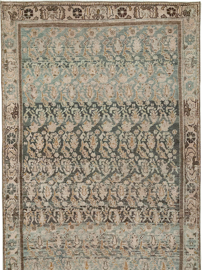 Antique Persian Malayer Long Runner, No.32912 - Gss