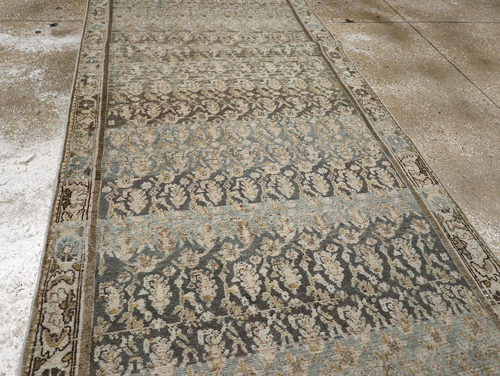 Antique Persian Malayer Long Runner, No.32912 - Gss