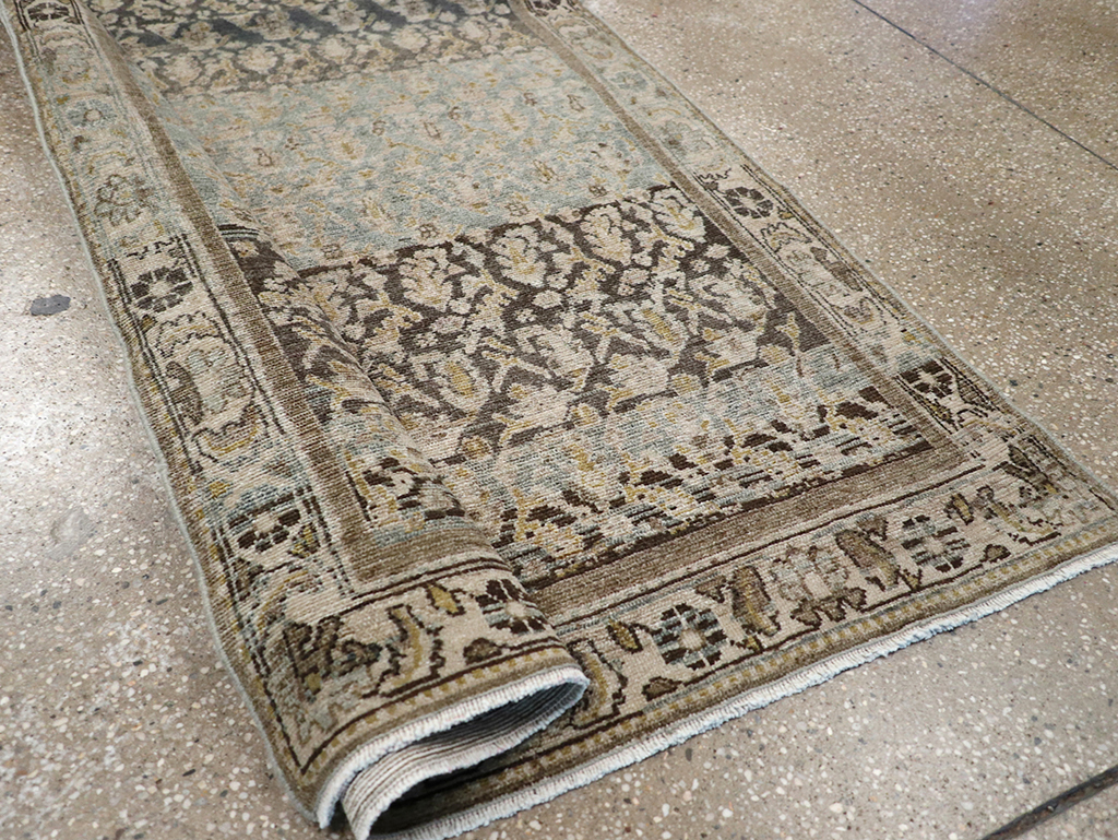 Antique Persian Malayer Long Runner, No.32912 - Gss
