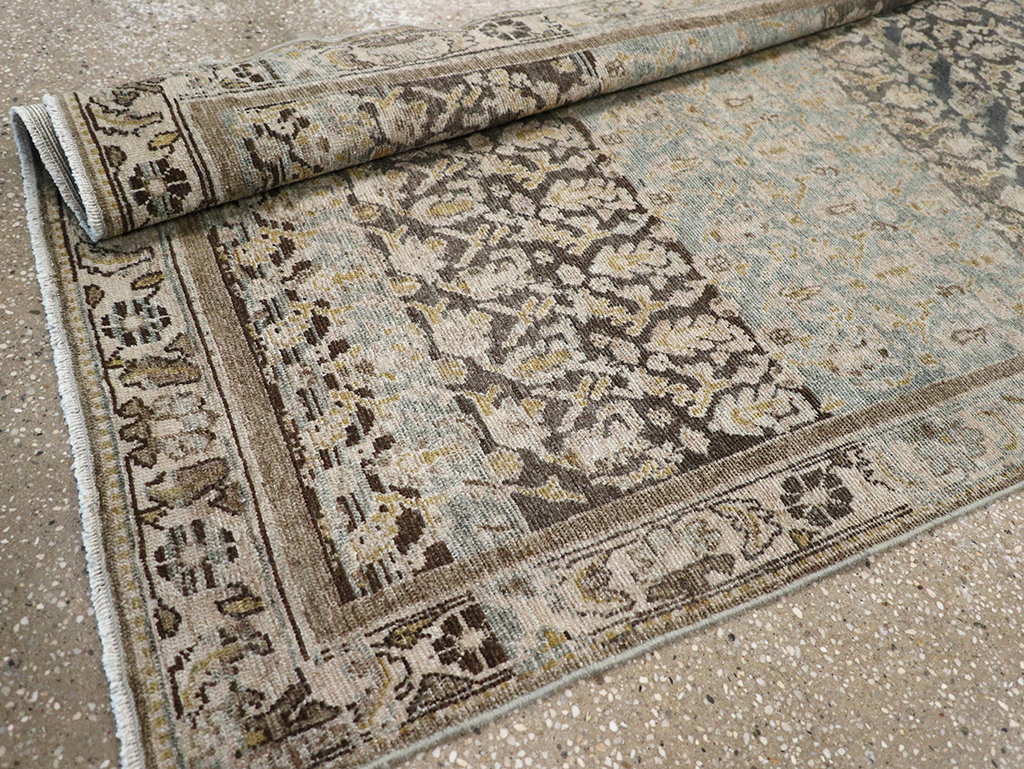 Antique Persian Malayer Long Runner, No.32912 - Gss