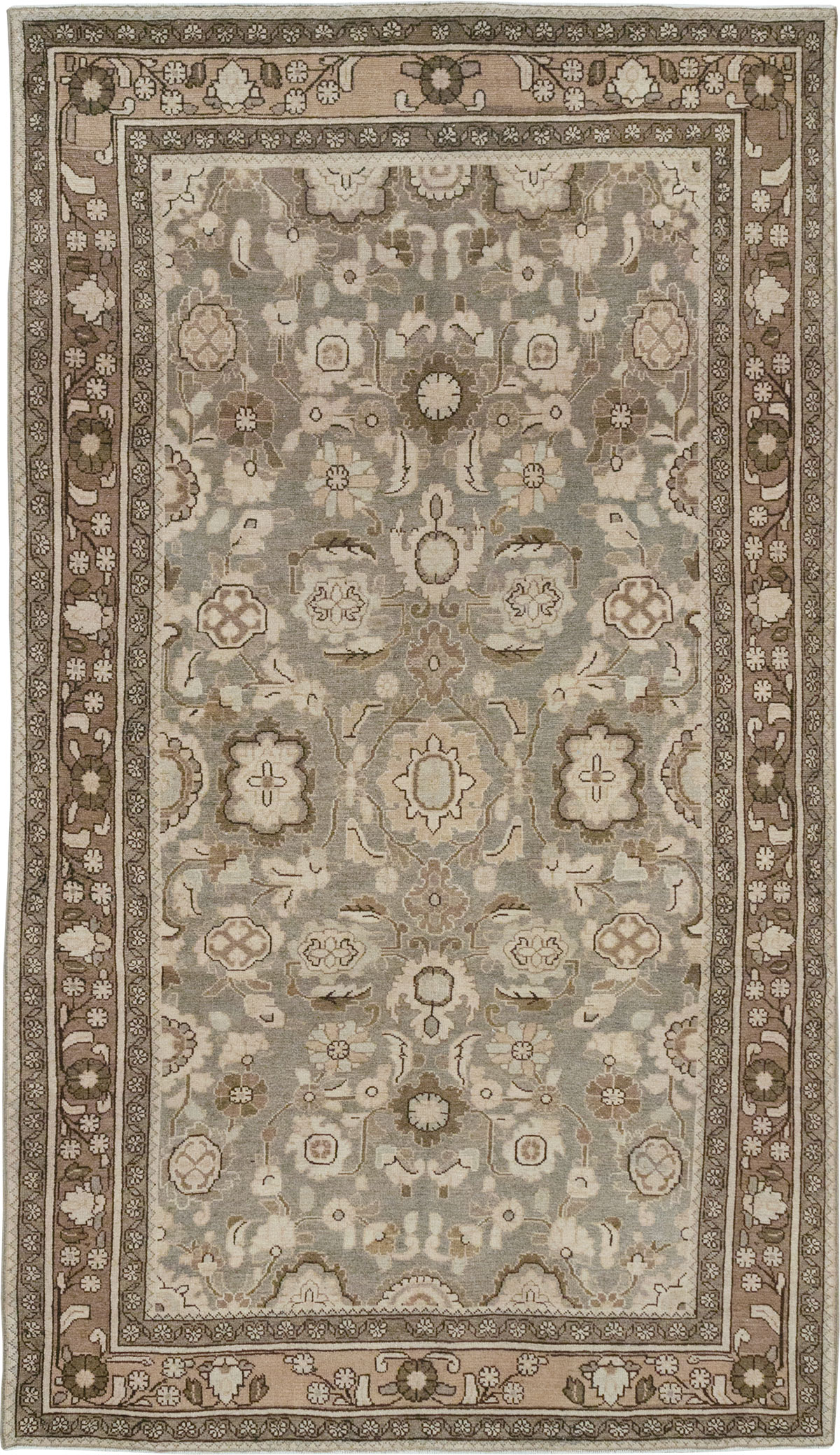 Vintage Persian Malayer Accent Rug, No.32914 - Gss