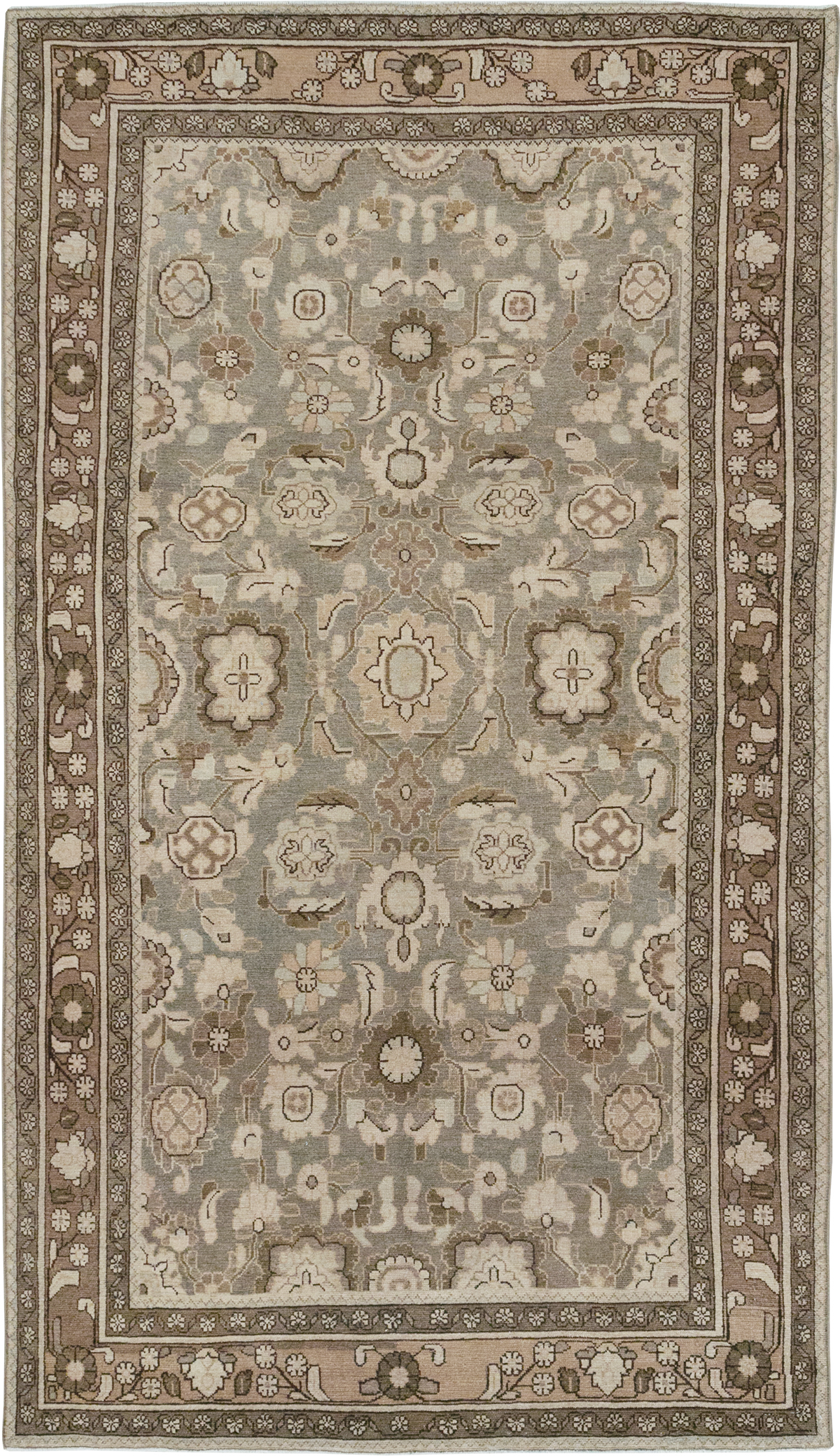 Vintage Persian Malayer Accent Rug, No.32914 - Gss