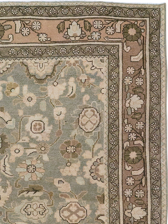 Vintage Persian Malayer Accent Rug, No.32914 - Gss