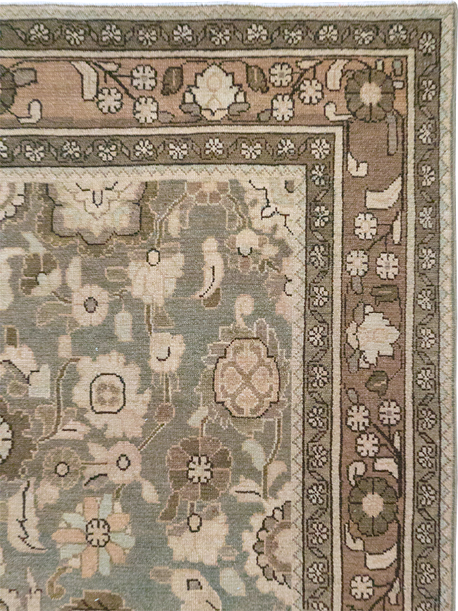 Vintage Persian Malayer Accent Rug, No.32914 - Gss