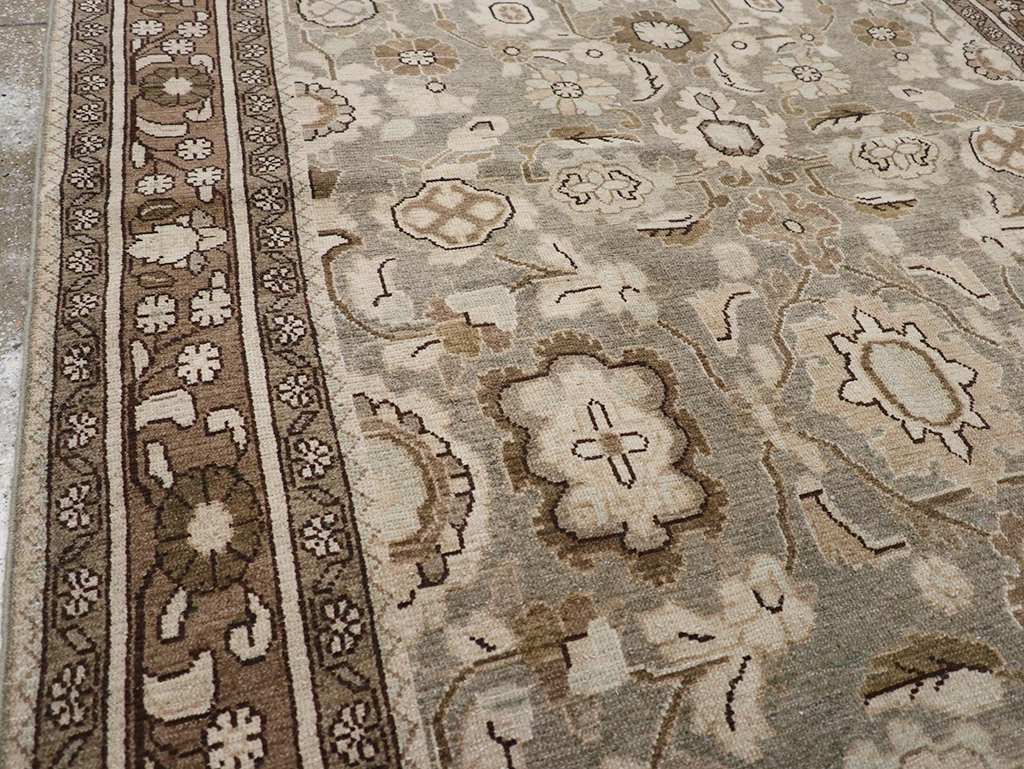 Vintage Persian Malayer Accent Rug, No.32914 - Gss