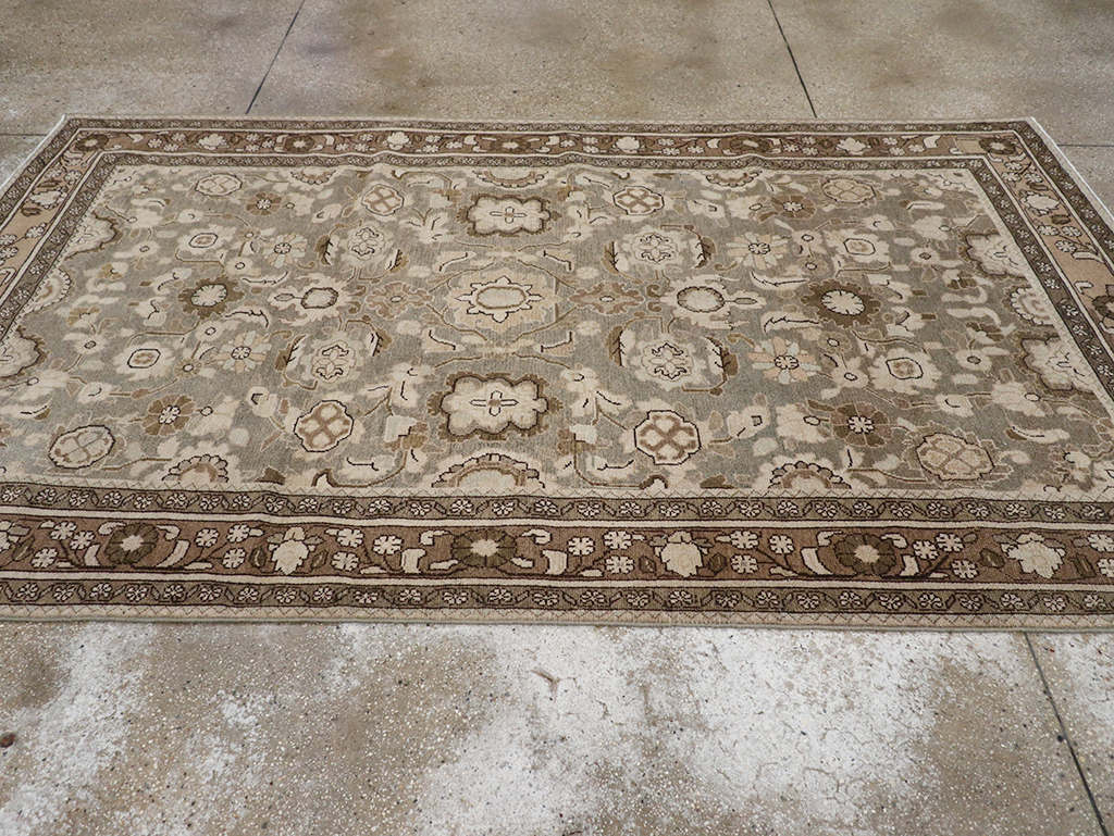 Vintage Persian Malayer Accent Rug, No.32914 - Gss