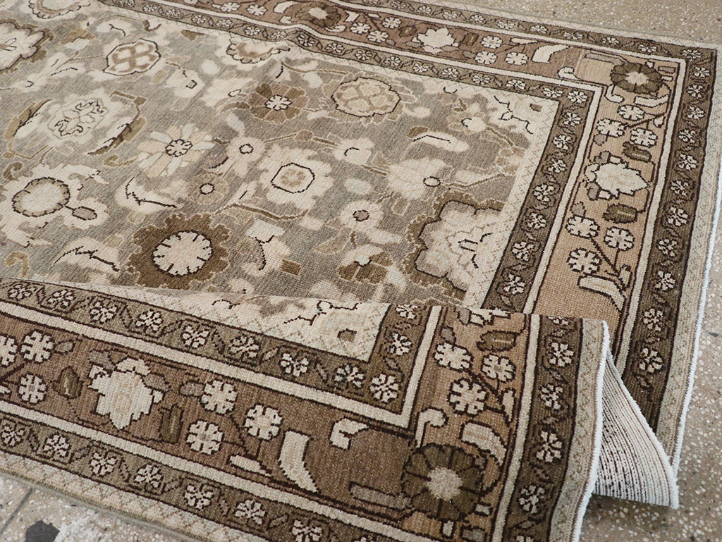 Vintage Persian Malayer Accent Rug, No.32914 - Gss