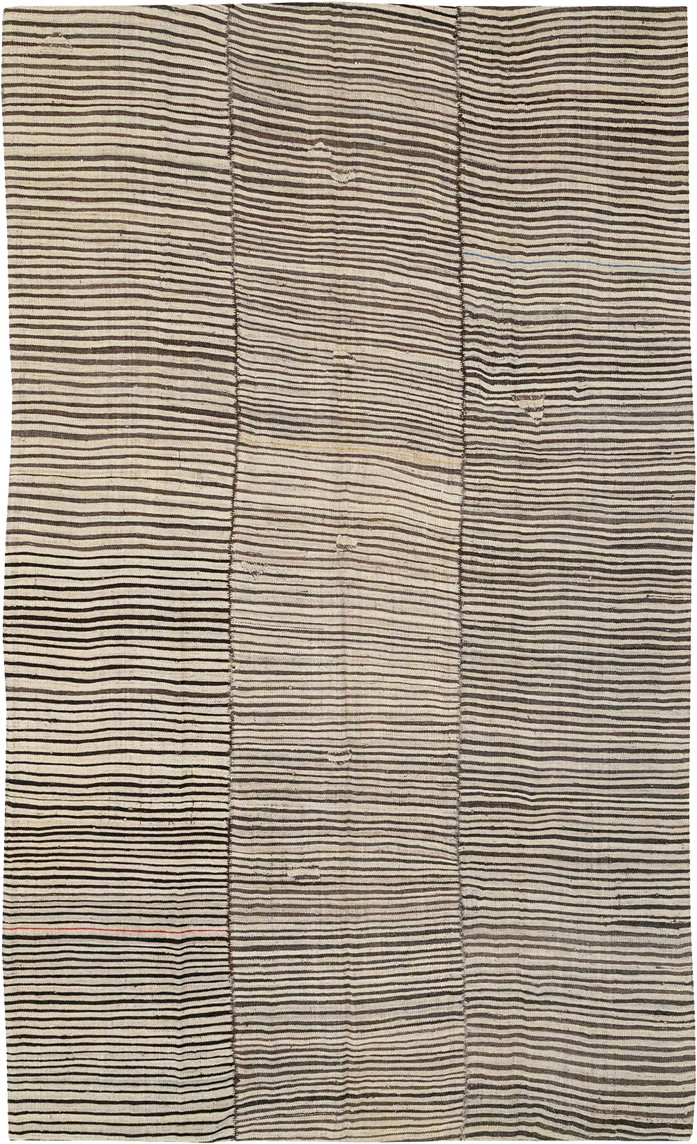 Vintage Persian Flatweave Kilim Room Size Carpet, No.32918 - Gss