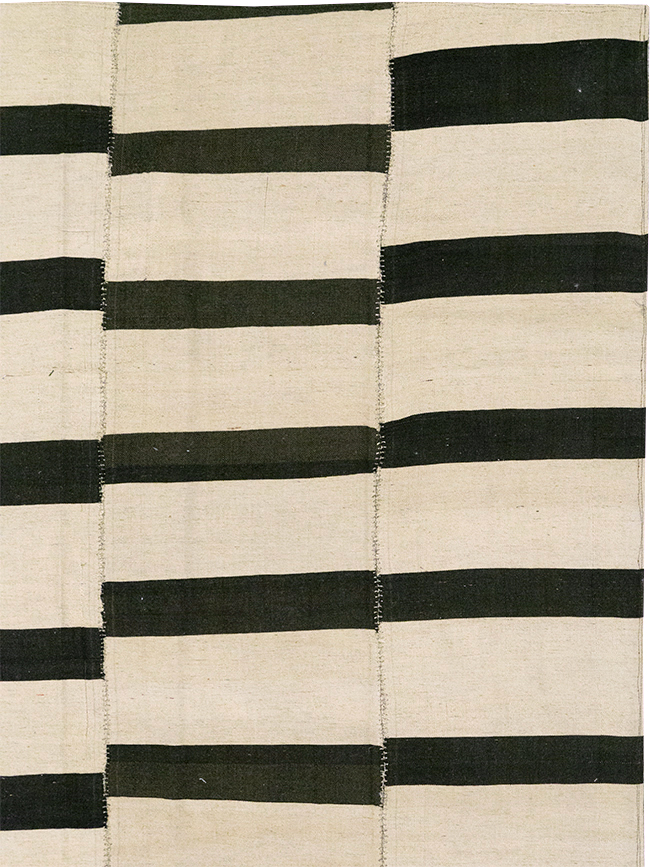 Modern Persian Flatweave Kilim Room Size Carpet, No.32922 - Gss