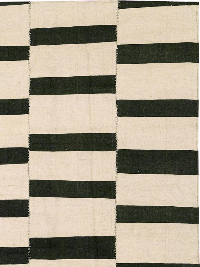 Modern Persian Flatweave Kilim Room Size Carpet, No.32922 - Gss