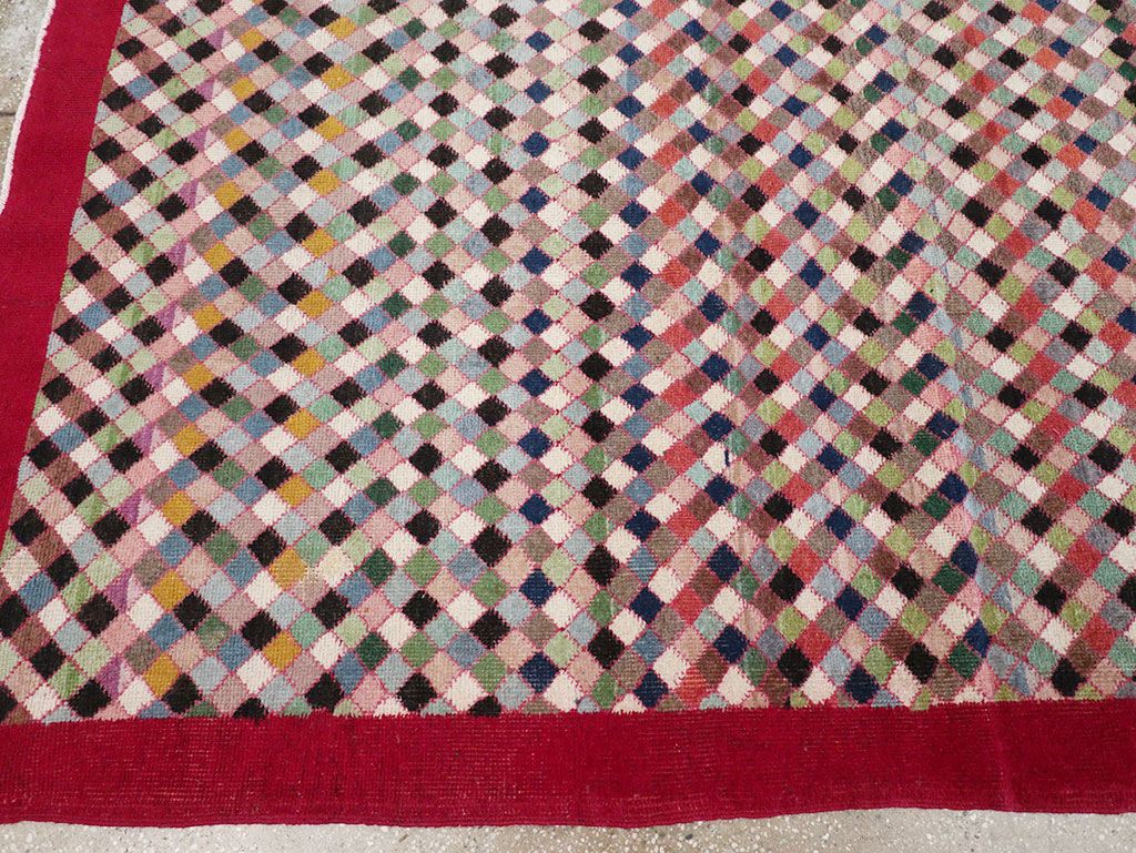 Vintage Turkish Anatolian Room Size Carpet, No.32927 - Gss