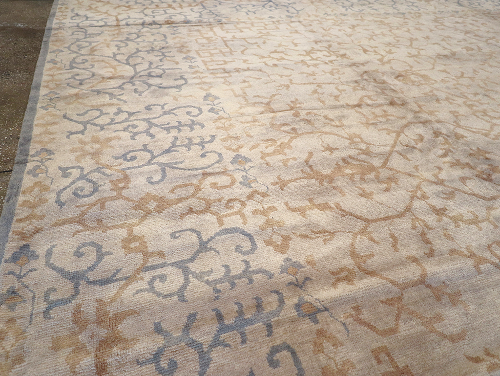 Modern Indian Khotan Large Square Room Size Carpet, No.32928 - Gss