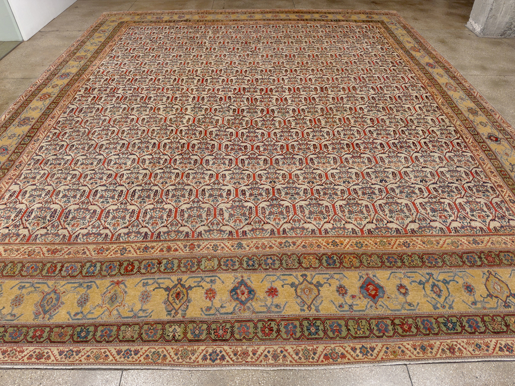 Antique Persian Fereghan Mahal Oversize Carpet, No.32933 - Gss