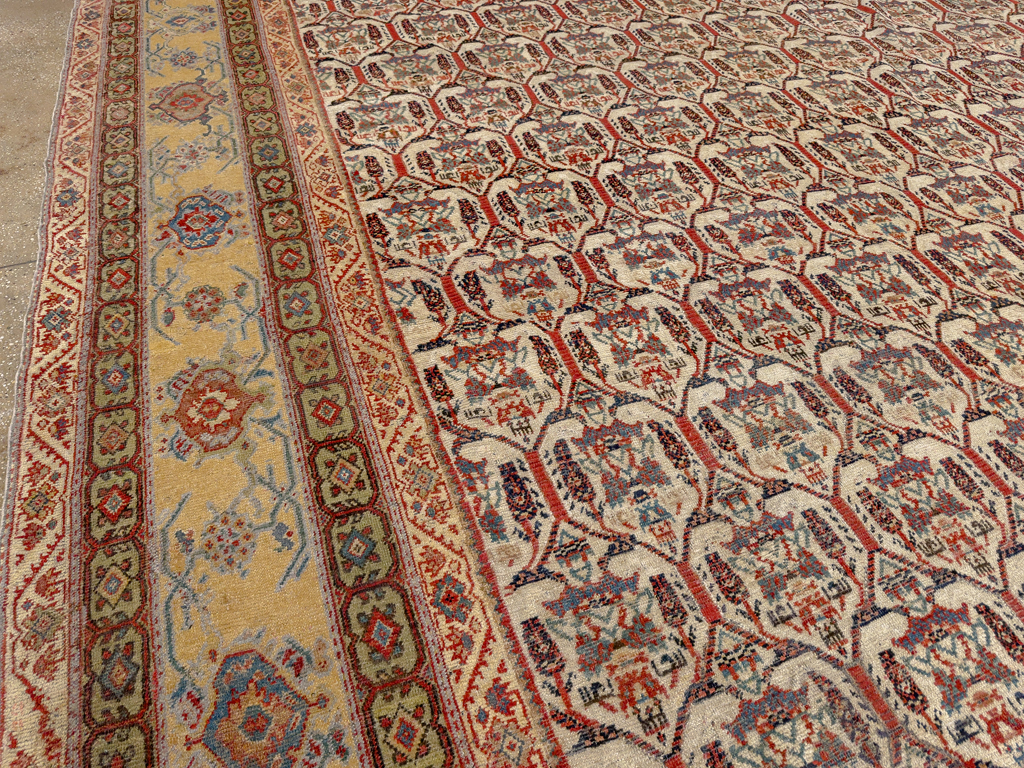 Antique Persian Fereghan Mahal Oversize Carpet, No.32933 - Gss