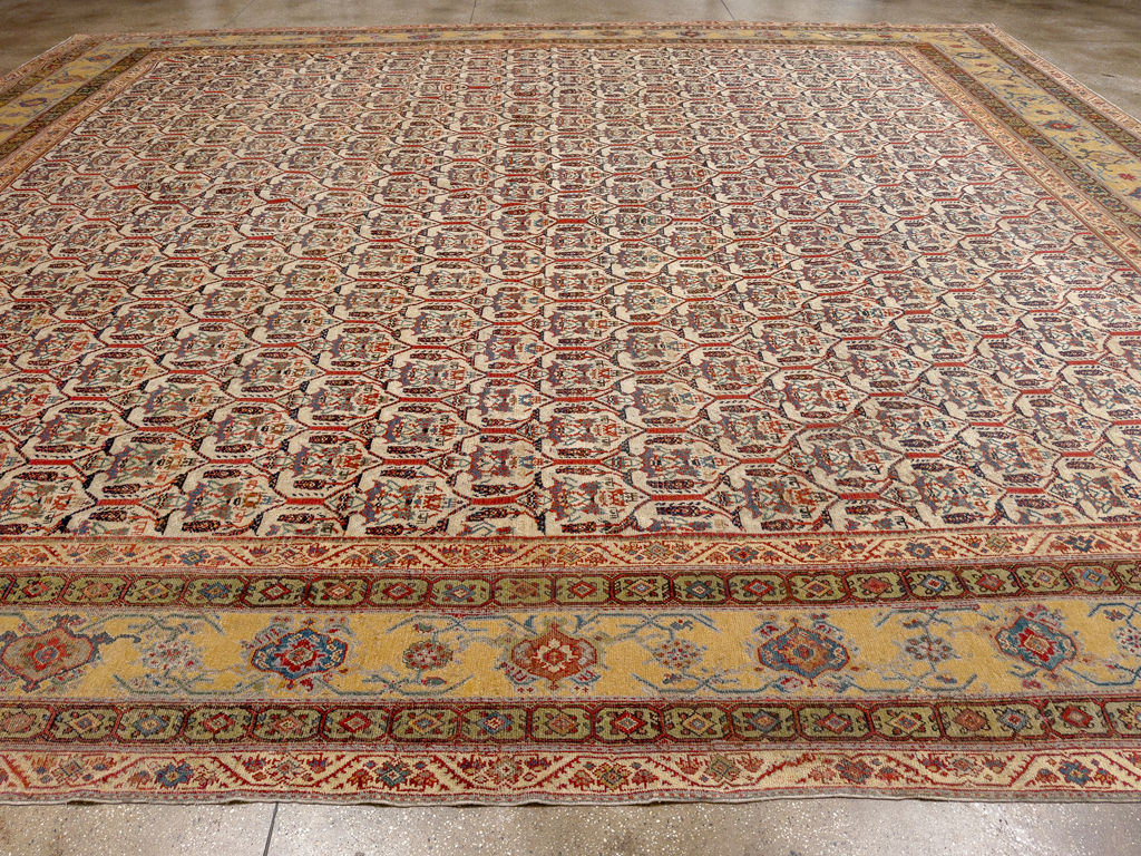 Antique Persian Fereghan Mahal Oversize Carpet, No.32933 - Gss