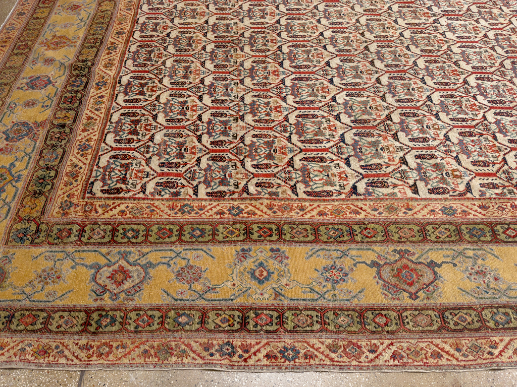 Antique Persian Fereghan Mahal Oversize Carpet, No.32933 - Gss