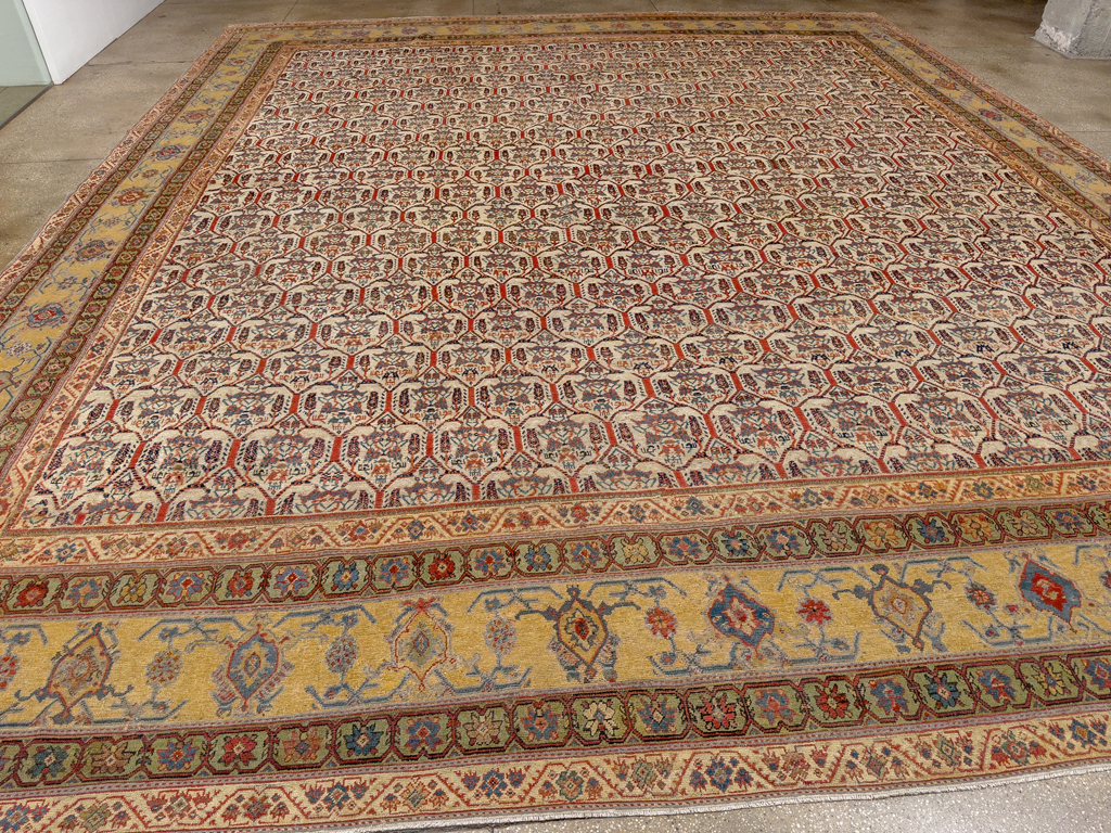 Antique Persian Fereghan Mahal Oversize Carpet, No.32933 - Gss