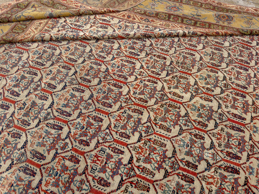 Antique Persian Fereghan Mahal Oversize Carpet, No.32933 - Gss