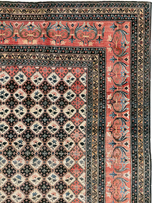 Vintage Persian Bakhtiari Room Size Carpet, No.32934 - Gss