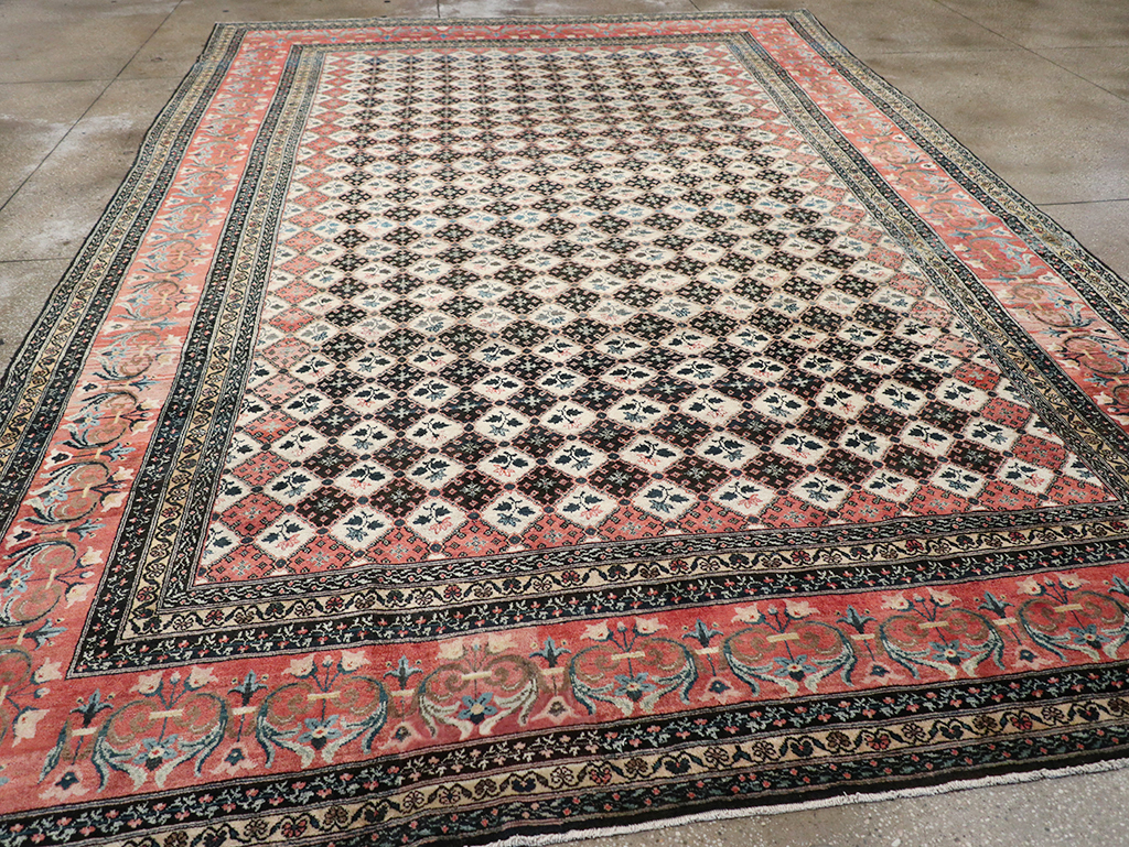 Vintage Persian Bakhtiari Room Size Carpet, No.32934 - Gss