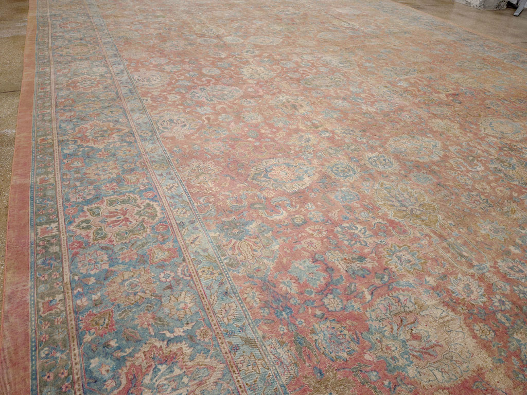 Antique Indian Lahore Oversize Carpet, No.32935 - Gss