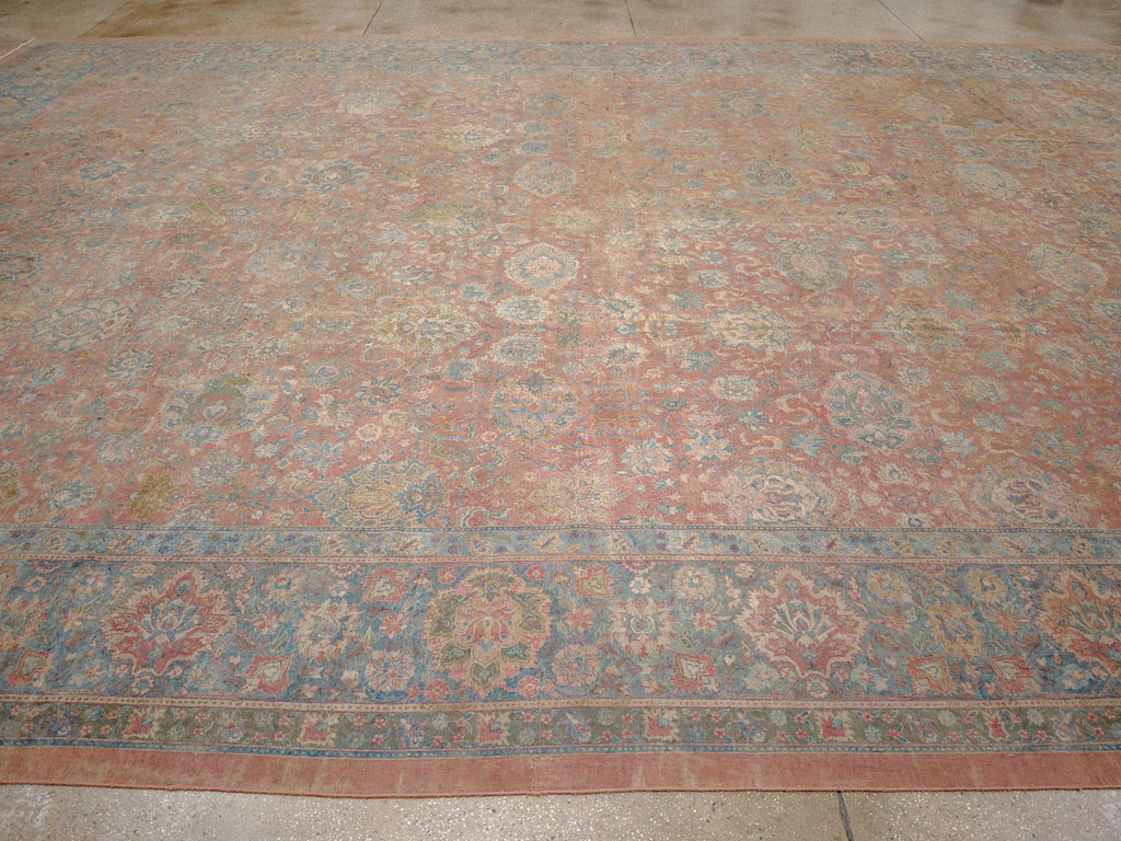 Antique Indian Lahore Oversize Carpet, No.32935 - Gss