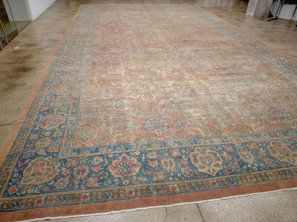 Antique Indian Lahore Oversize Carpet, No.32935 - Gss
