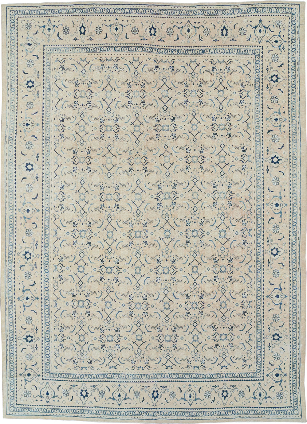 Vintage Persian Mahal Room Size Carpet, No.32946 - Gss