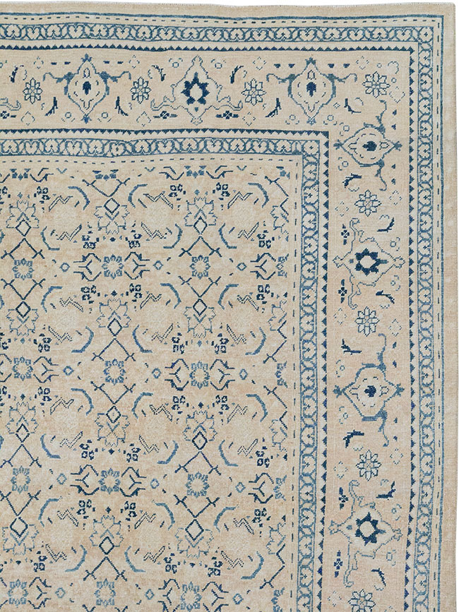 Vintage Persian Mahal Room Size Carpet, No.32946 - Gss
