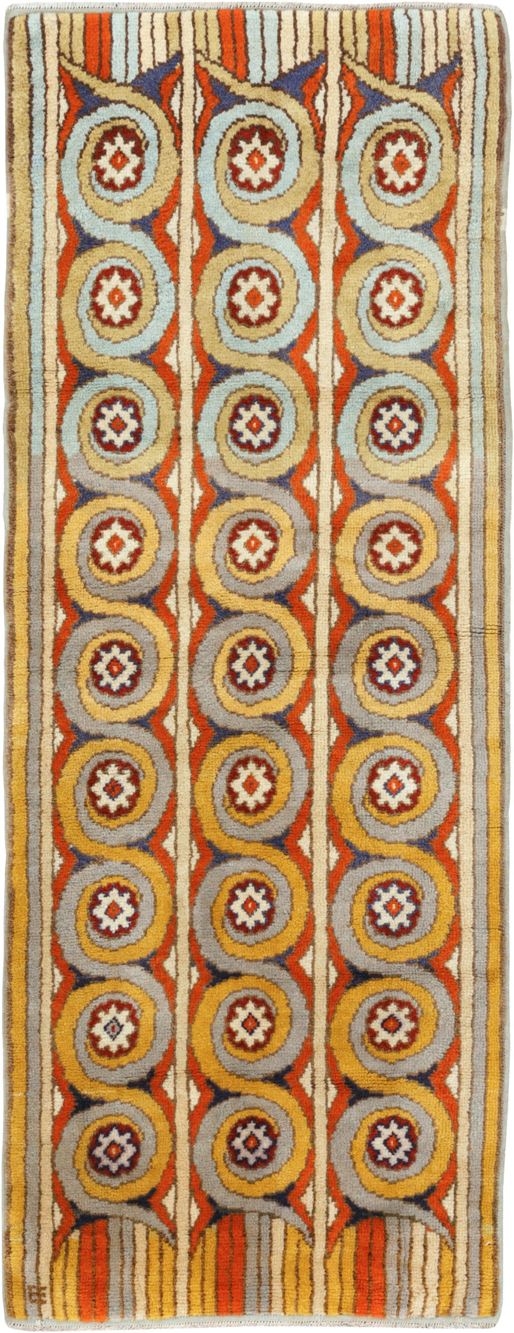 Vintage European Art Deco Rug, No.32949 - Gss
