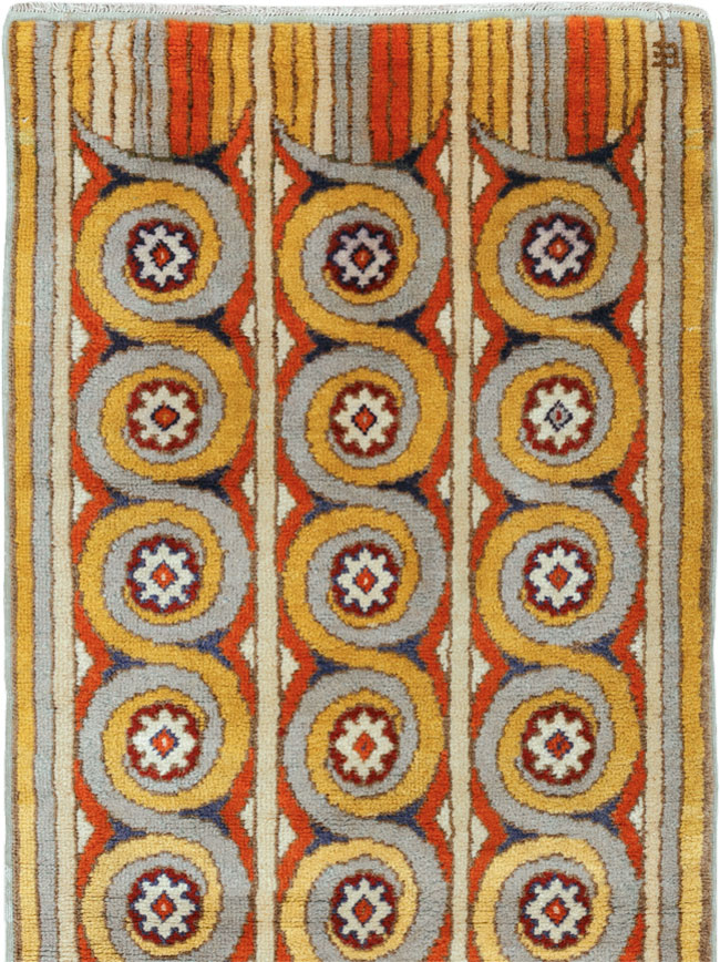 Vintage European Art Deco Rug, No.32949 - Gss