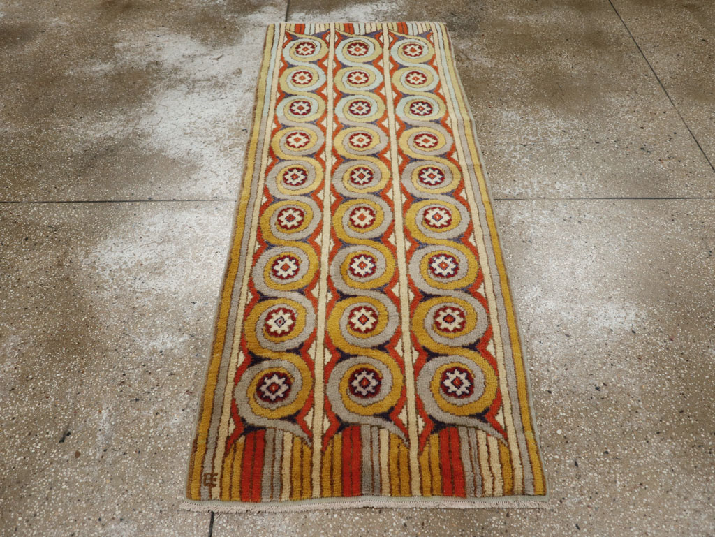 Vintage European Art Deco Rug, No.32949 - Gss