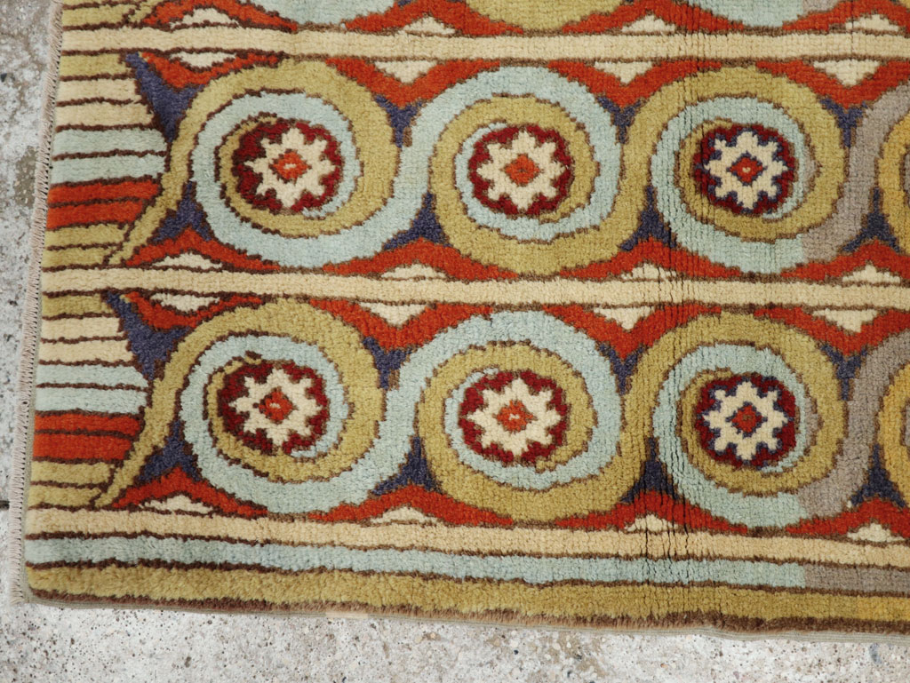 Vintage European Art Deco Rug, No.32949 - Gss