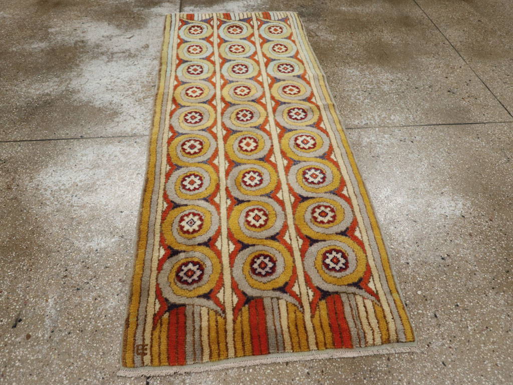 Vintage European Art Deco Rug, No.32949 - Gss