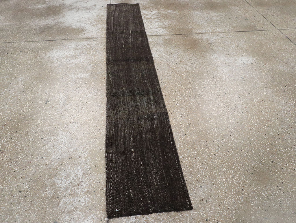 Vintage Turkish Flatweave Kilim Runner, No.32954 - Gss