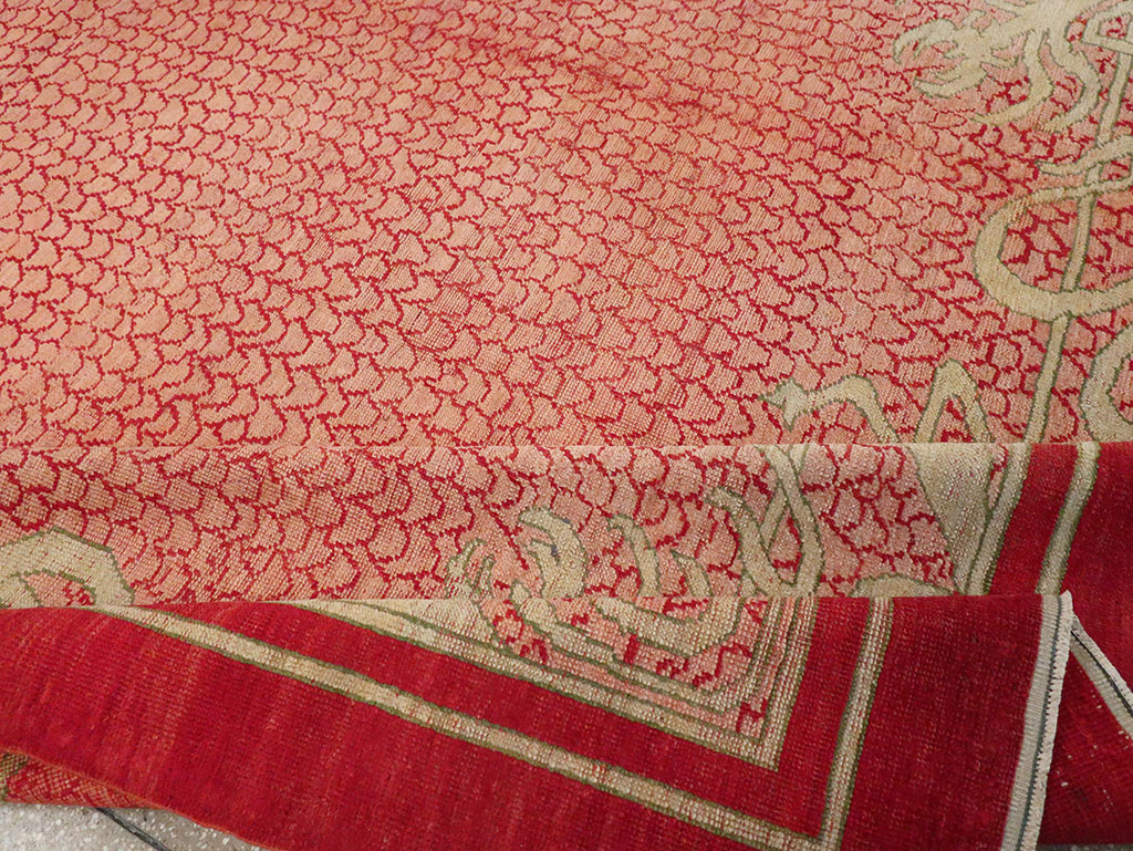 Antique Turkish Art Deco Room Size Carpet, No.32956 - Gss