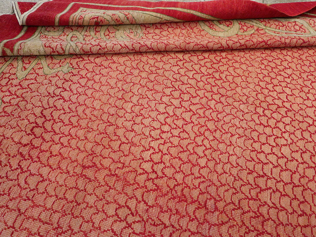 Antique Turkish Art Deco Room Size Carpet, No.32956 - Gss