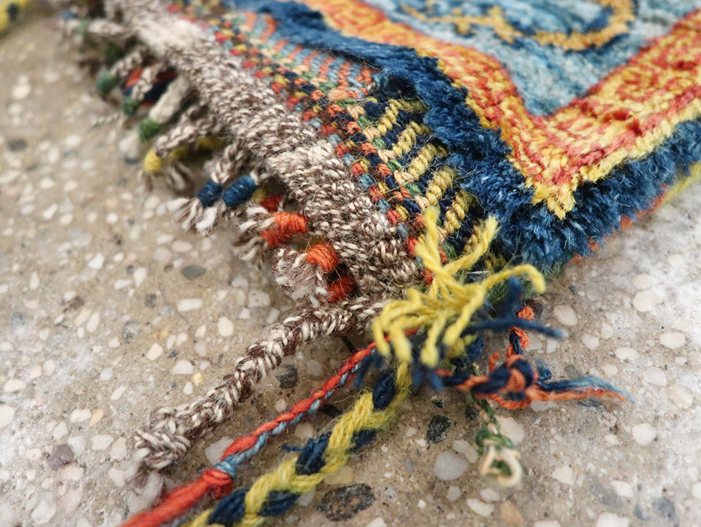 Vintage Persian Gabbeh Pictorial Bag, No.32967 - Gss