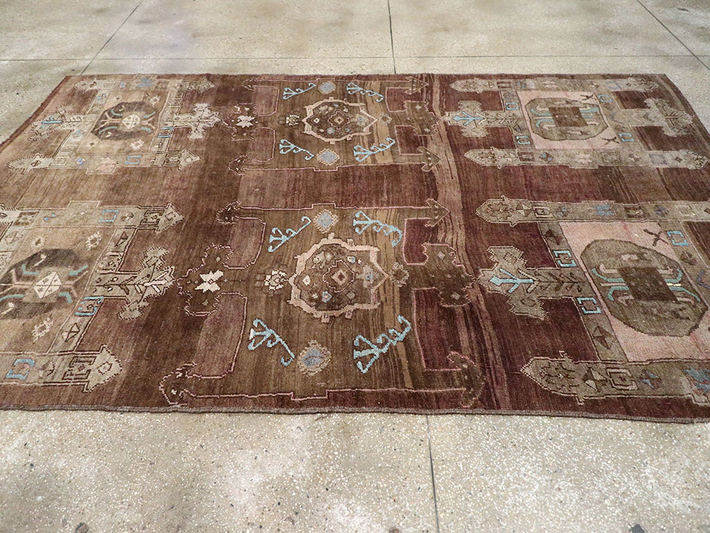 Vintage Turkish Anatolian Room Size Carpet, No.32974 - Gss