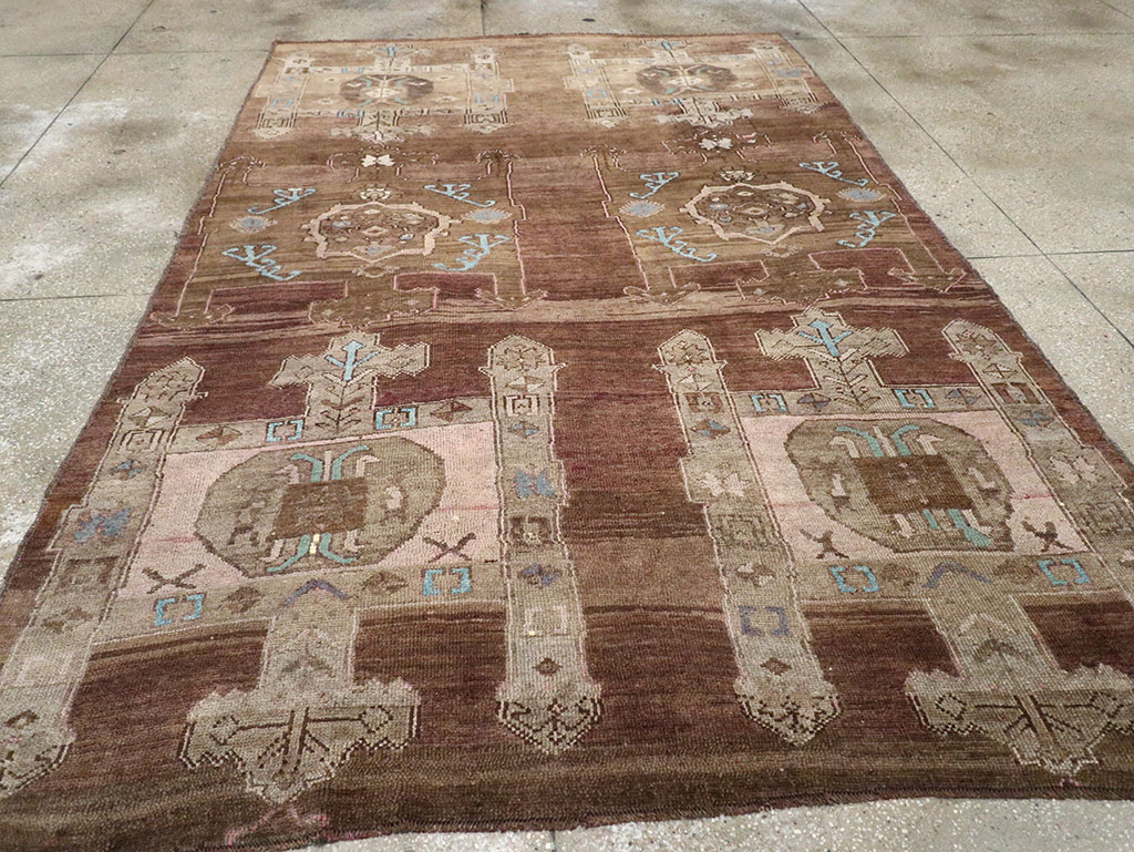 Vintage Turkish Anatolian Accent Carpet, No.32974 - Gss